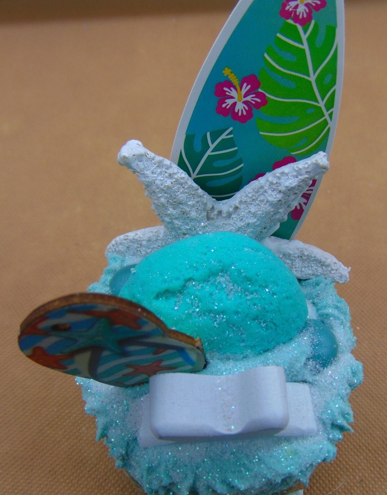 "Teal Beach" Fake Bake Mason Jar Dessert