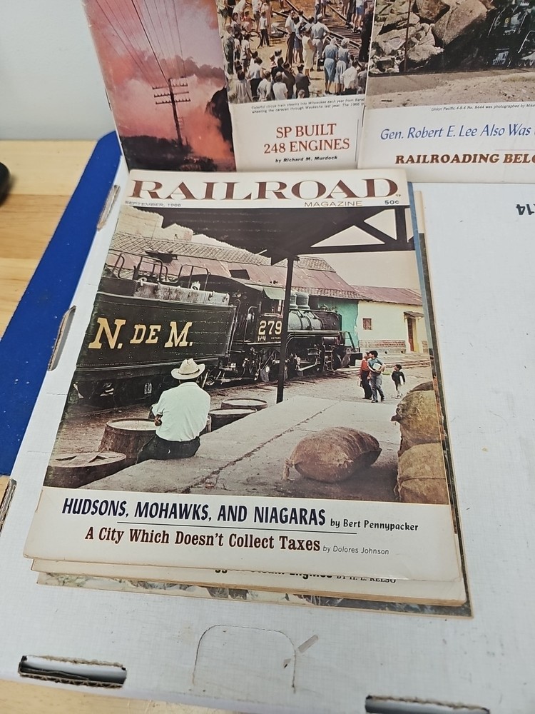 Railroad Magazines 1966 Incomplete 6 Issues Only.