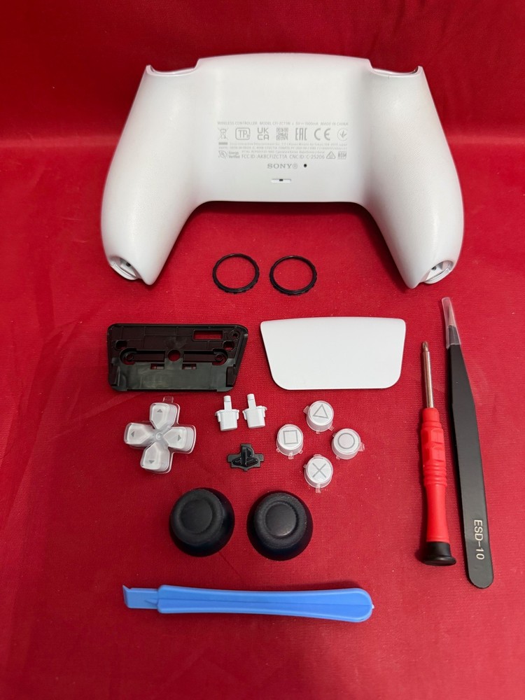 Sony PS5 Dualsense Controller Shell Kit - Front Back Touchpad Button with tools
