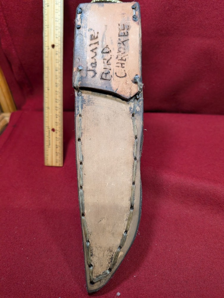 Knife Unique Fine Carved Handle