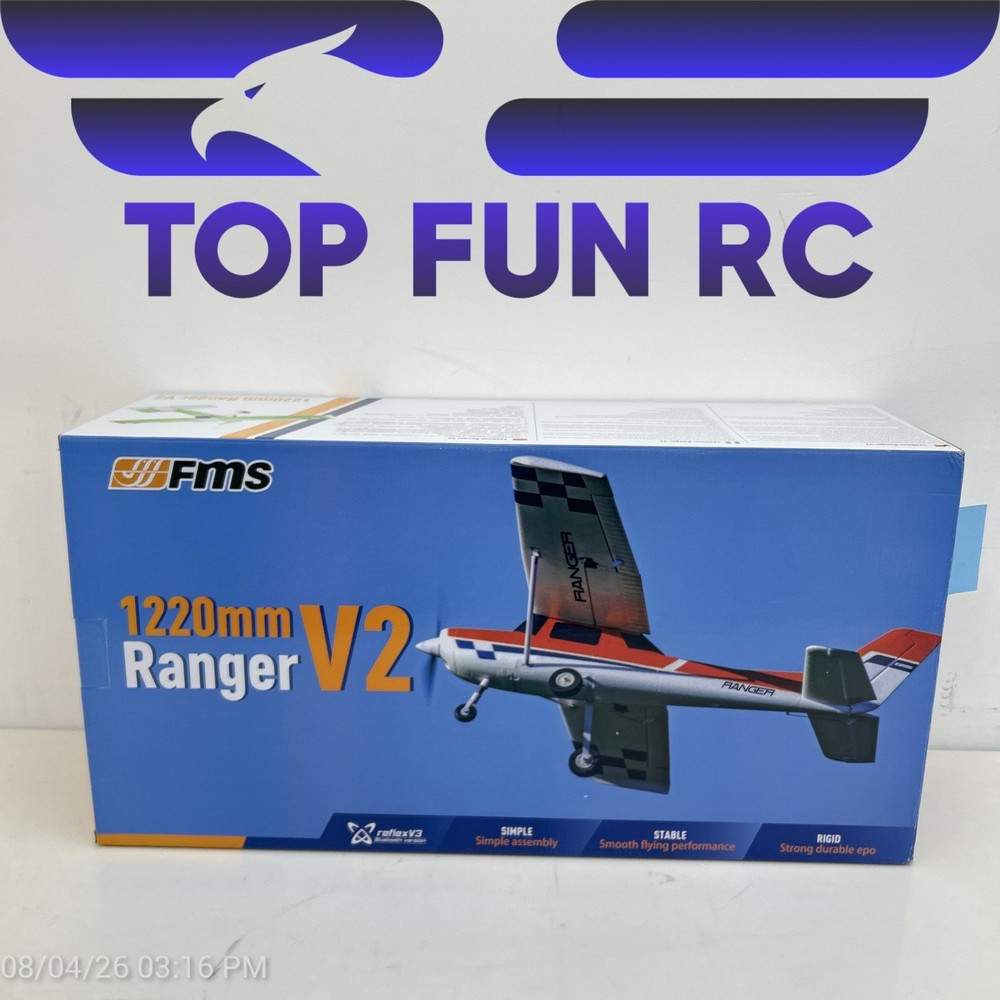 FMS RANGER 1220MM V2 RTF OPEN BOX W/ REFLEX YELLOW