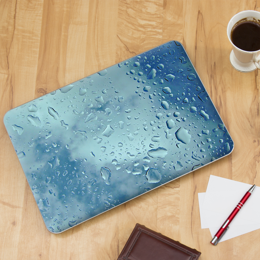 Universal Laptop Skins wrap for 15" - Raindrops