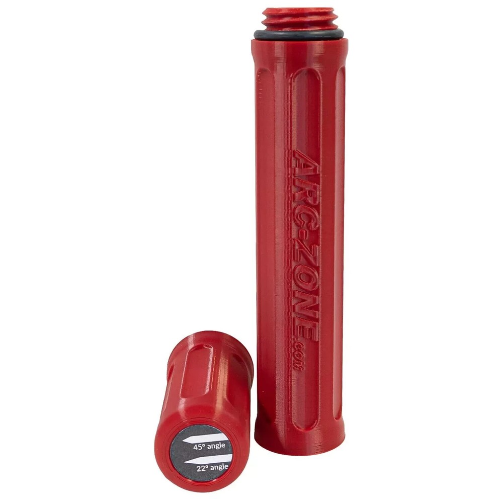 Arc-Saber Tungsten Electrode Storage Solution with Magnetic Base 8" Red