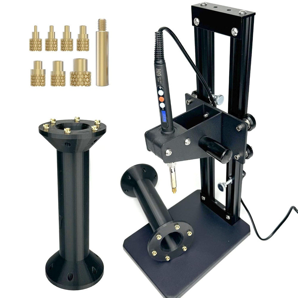 Vertical Heat Press Machine-Heat Set Insert Tool (Insertion Height 210Mm) with H