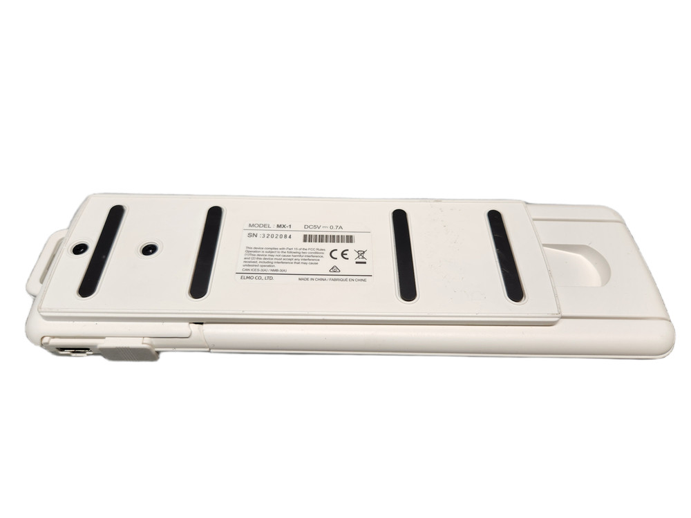 Elmo MX-1 Portable True 4K/Ultra HD USB White Visual Presenter Document Camera