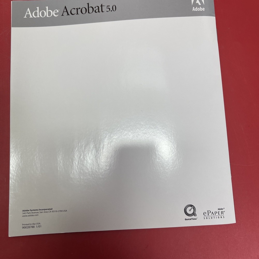 Japanese 2001 Adobe Acrobat 5.0