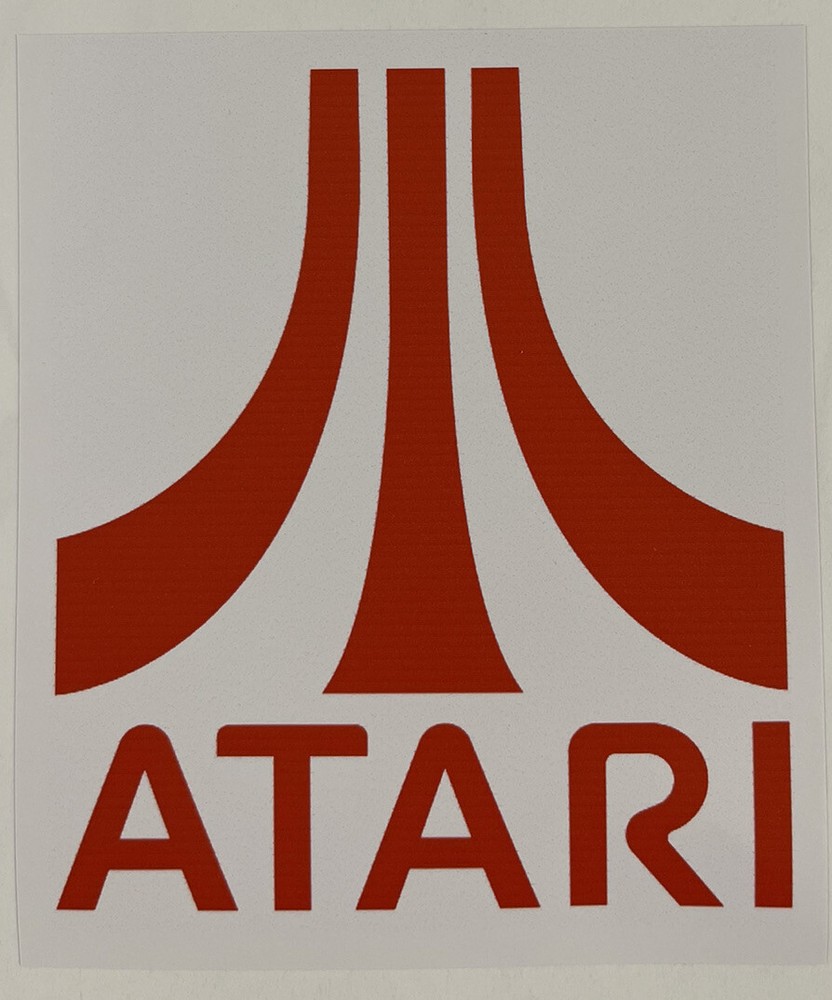Atari Logo Vinyl Decal Heavy 6 mil