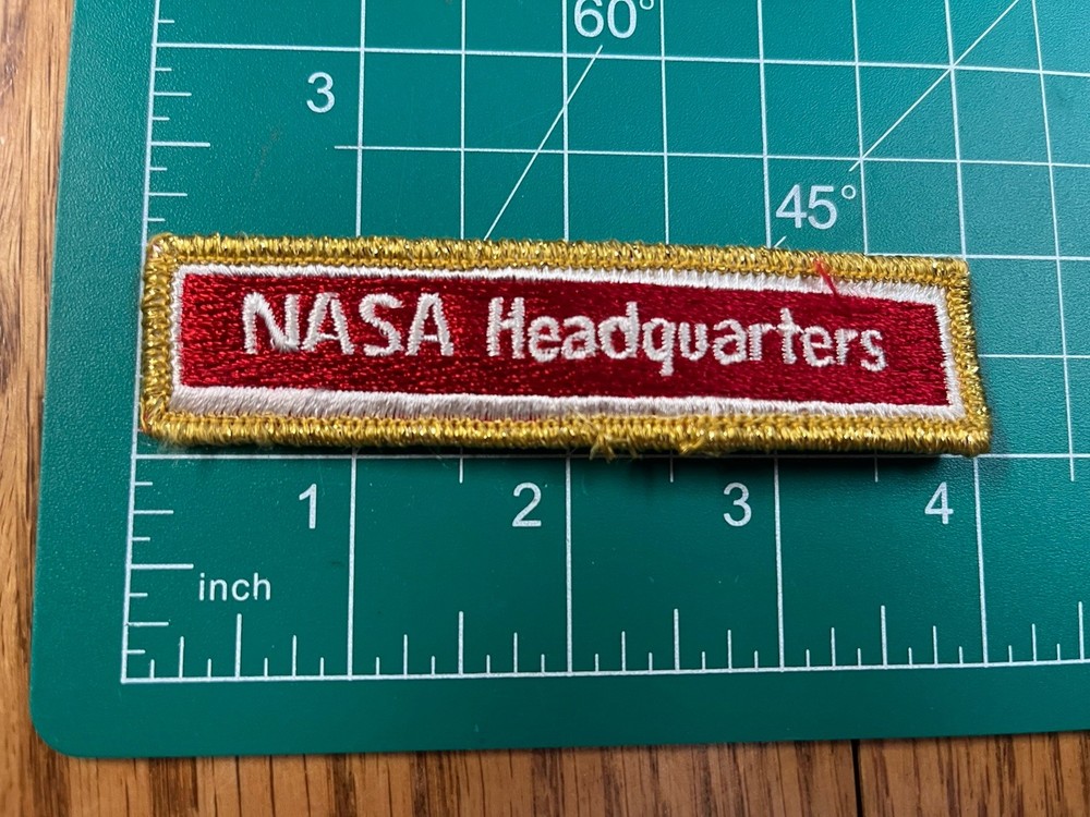 Vintage NASA Headquarters Patch