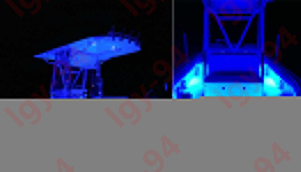 Blue Neon Glow EL Wire String Strip Decor Boat LED Light Car Party Controller BF