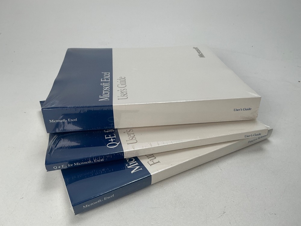 Microsoft Excel Version 3.0 Complete Vintage Software Kit New Factory Sealed