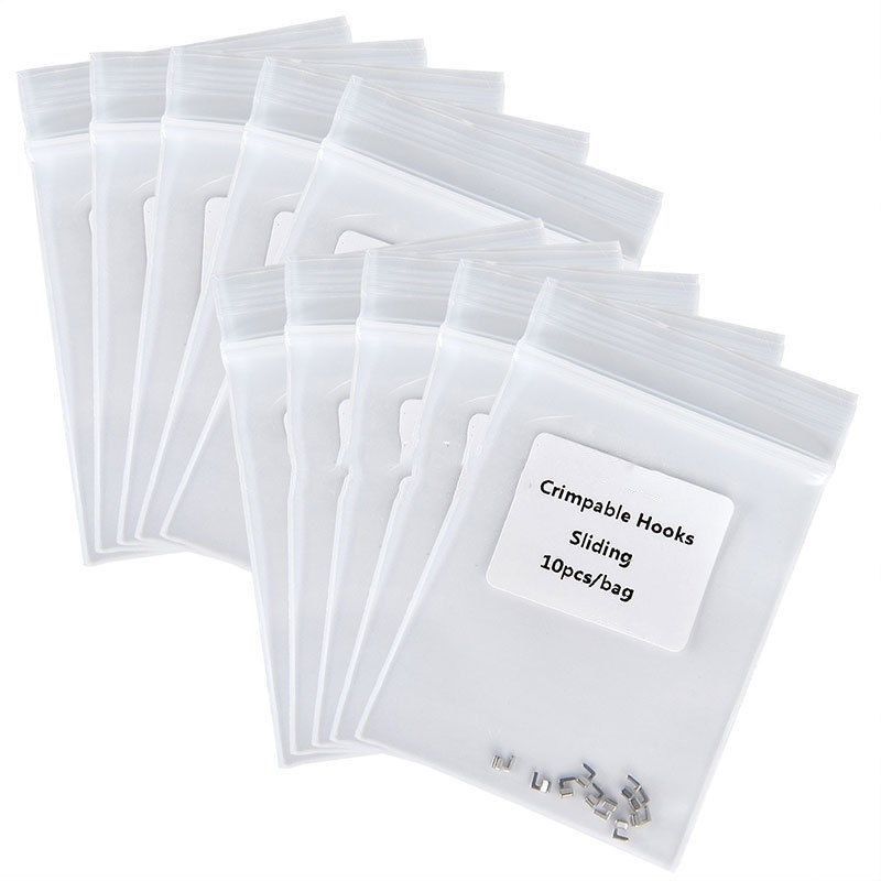 100 Pc Dental Orthodontic Sliding Crimpable Hooks Long Right/Left Bi-Birectional