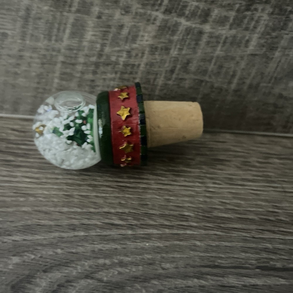 Cork Wine Christmas Snow