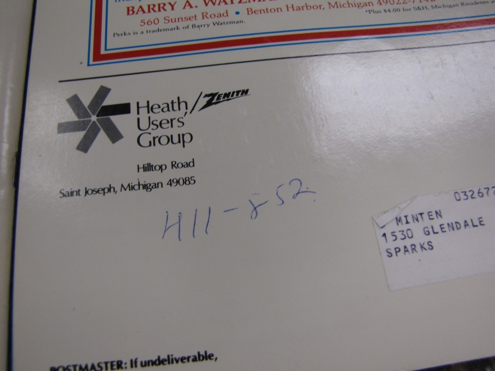 1986 REMark Heath Zenith User Group Magazines Computer Advertisements JAN-DEC