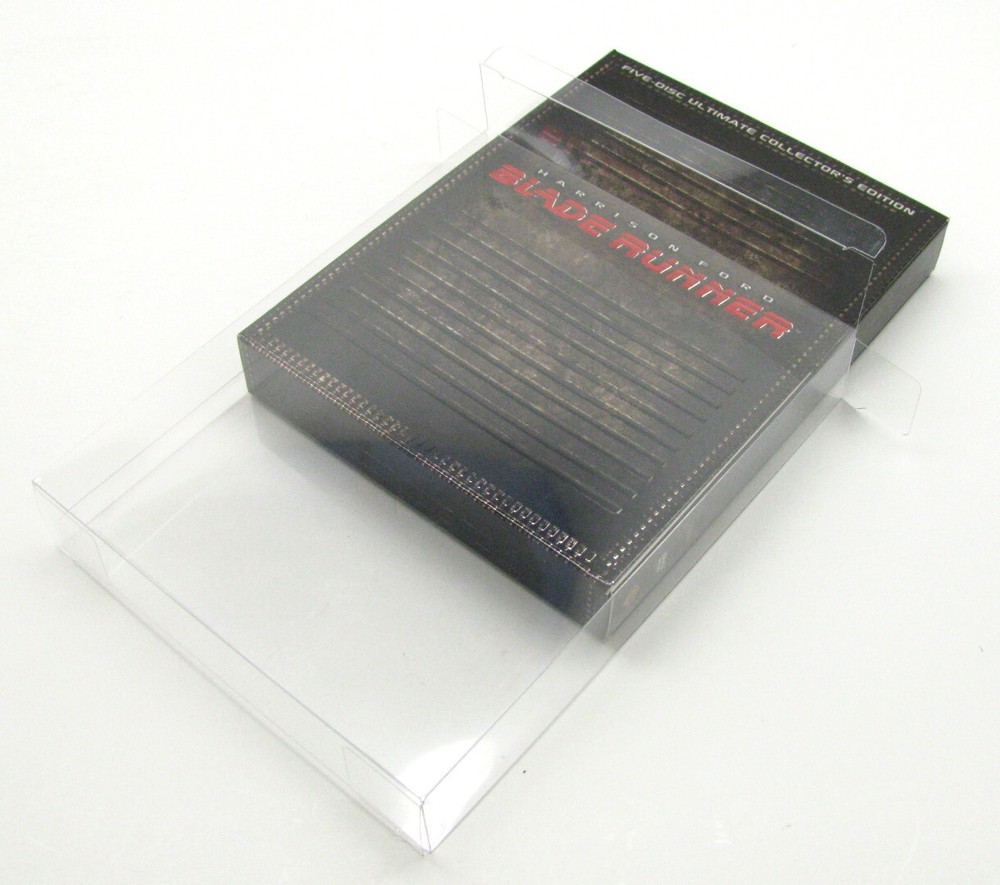5x DVD OVERSIZED BOX SET (SIZE DVO C) - CLEAR PLASTIC PROTECTIVE BOX PROTECTOR