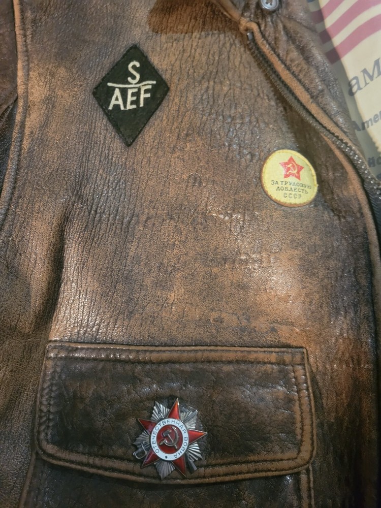 Russian Soviet American Pilot Jacket