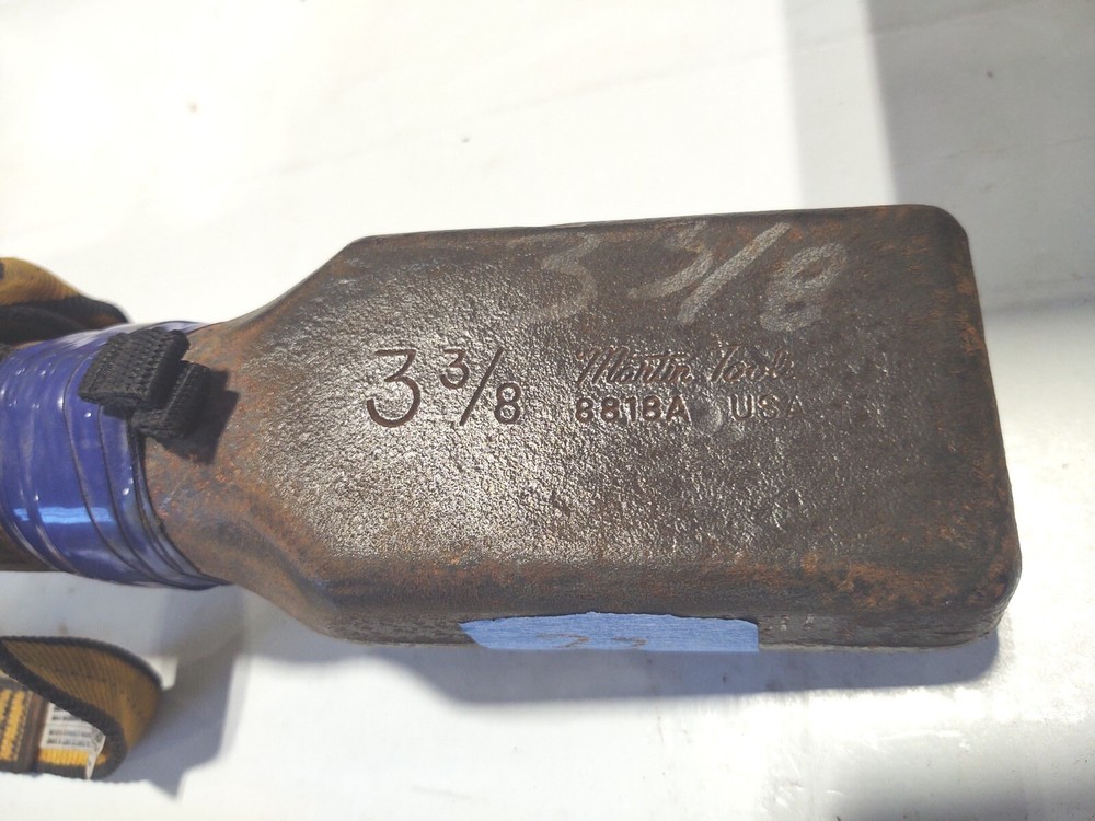 3-3/8" Striking Wrench, Martin Tools #8818A, USA, With Python Tool Cinch