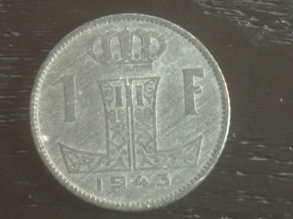 1943 Belgium 1 Franc