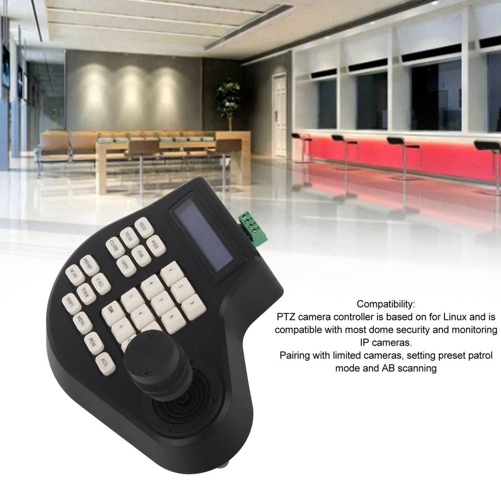 3D PTZ Camera Keyboard RS485 PTZ Joystick Controller LCD Display Control