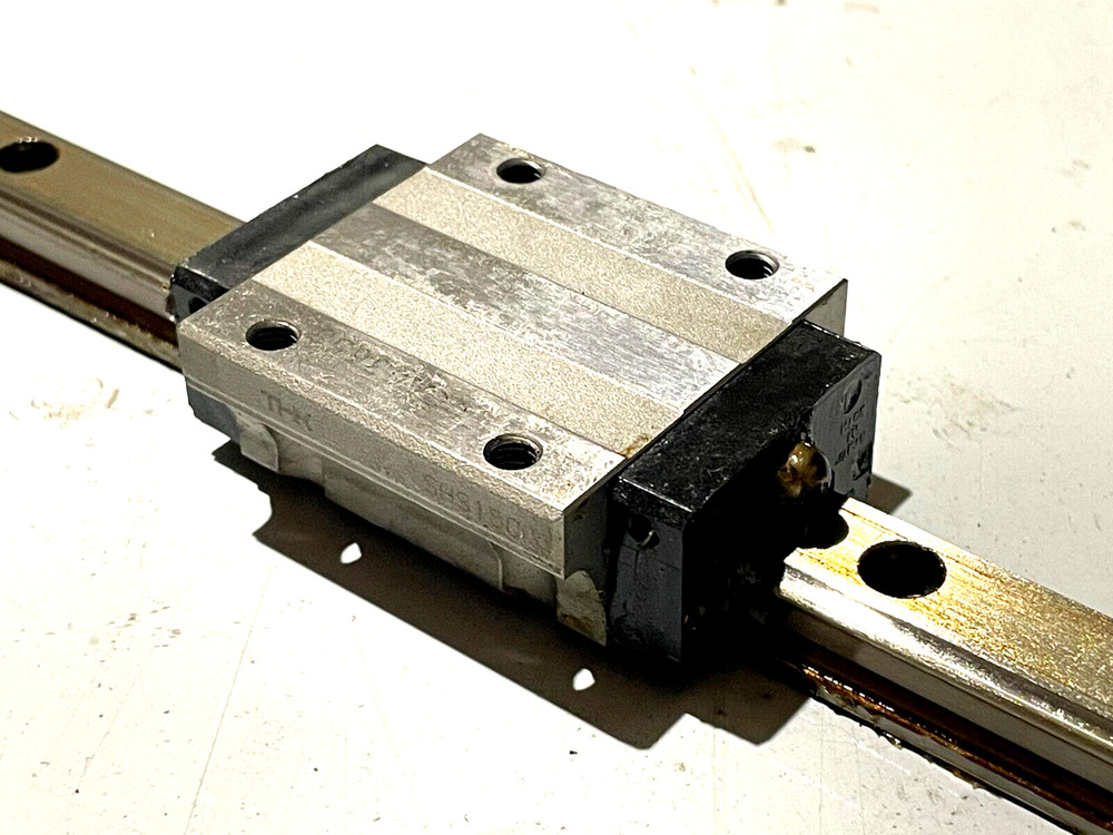 THK SHS15CR2+1524L Linear Guide Blocks w/ Guide Rail