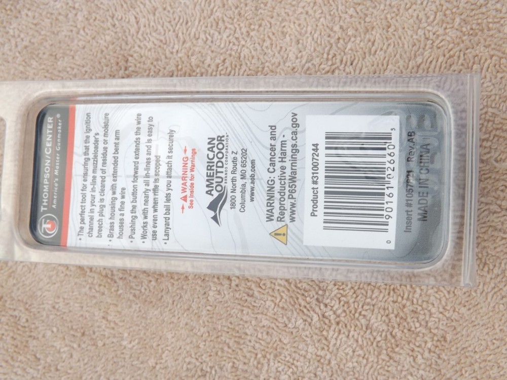 WOW! Thompson Center Inline Muzzleloader Nipple Pick #7244 & FAST FREE SHIP!