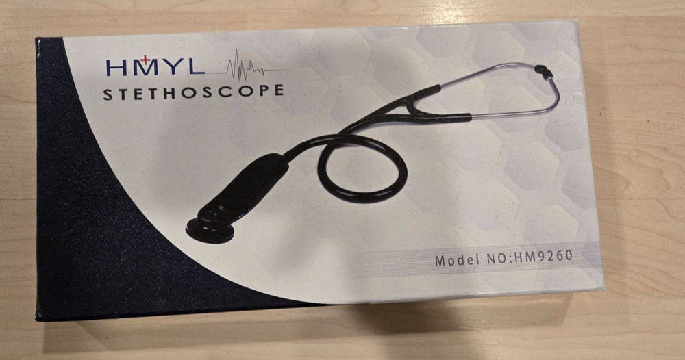 Digital Bluetooth Wireless Intelligent Electronic Stethoscope 40x Magnification