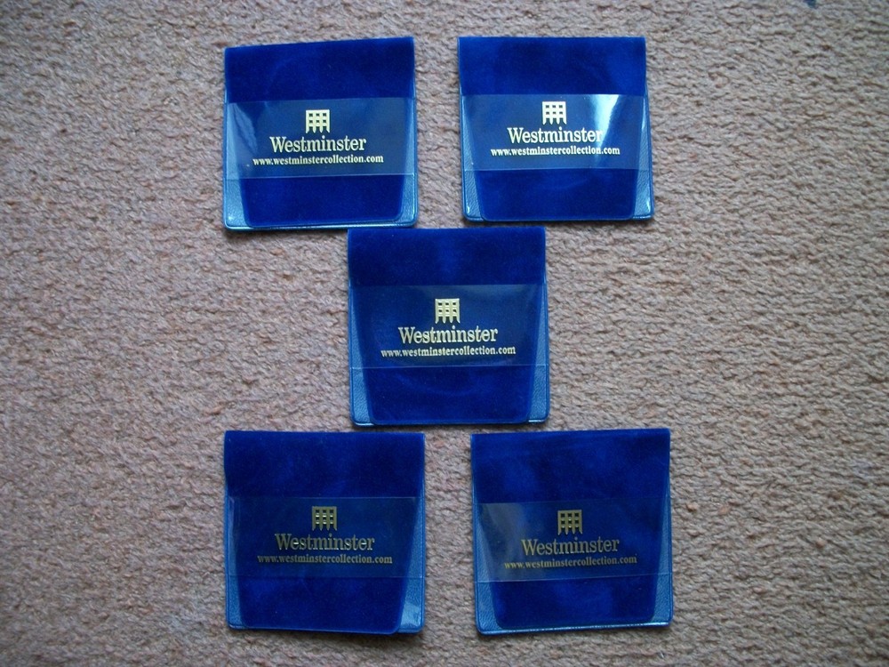 5 Royal Blue Westminster collection wallets