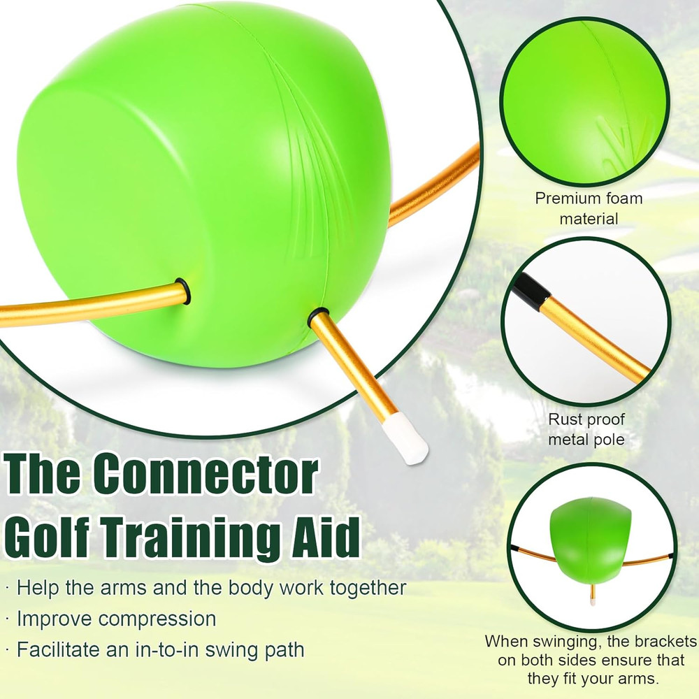 The Connector Golf Training Aid - Golf Swing Trainer Aid for Posture Correction