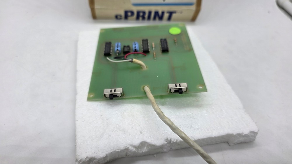 cPRINT SERIAL INTERFACE CARD Epson RX & FX For Apple IIc In Box Manual Untested