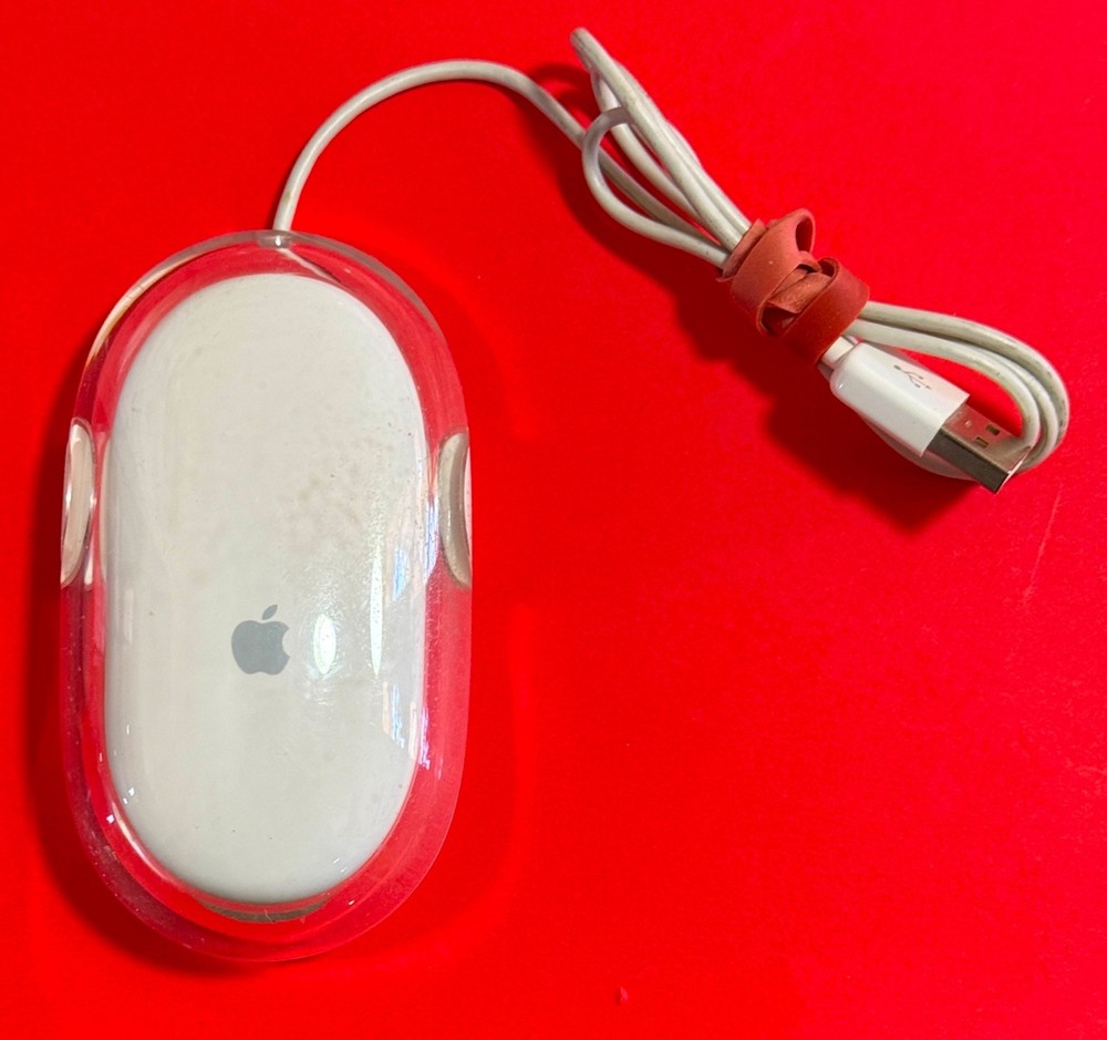 Nice! Apple M5769LL/A Optical Wired White Mouse Fully Tested Works Great!