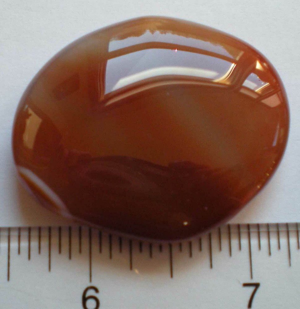 Carnelian Agate Palmstone sc707m