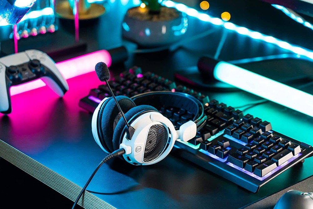 Audio-Technica Open-Back Wired Gaming Headset - White