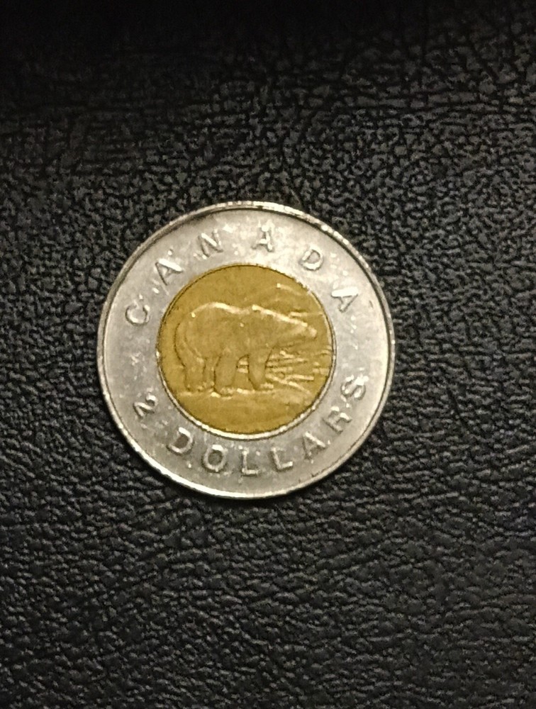 1996 canada 2 dollar coin