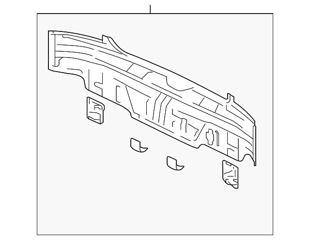 Genuine Mitsubishi Rear Body Panel 5281A245