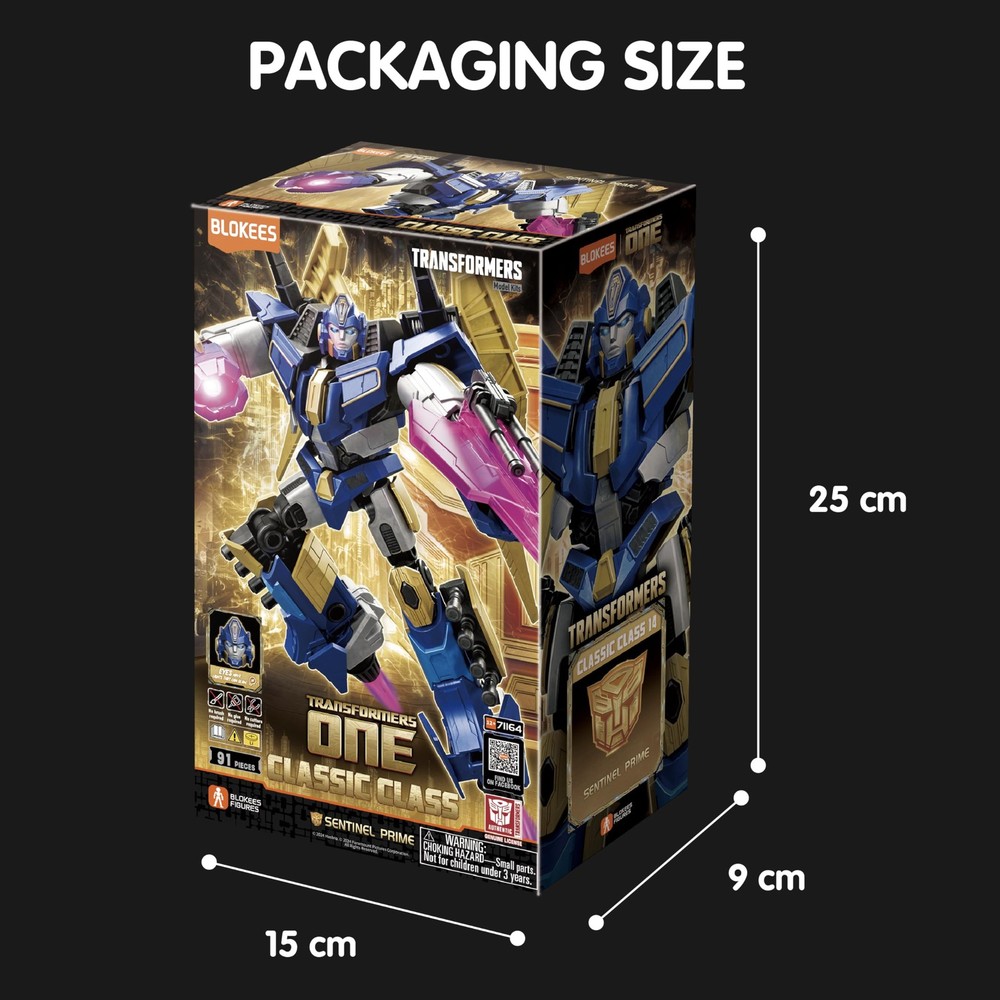 BLOKEES Transformers 6 inches (height), 10 (length), Multicolor