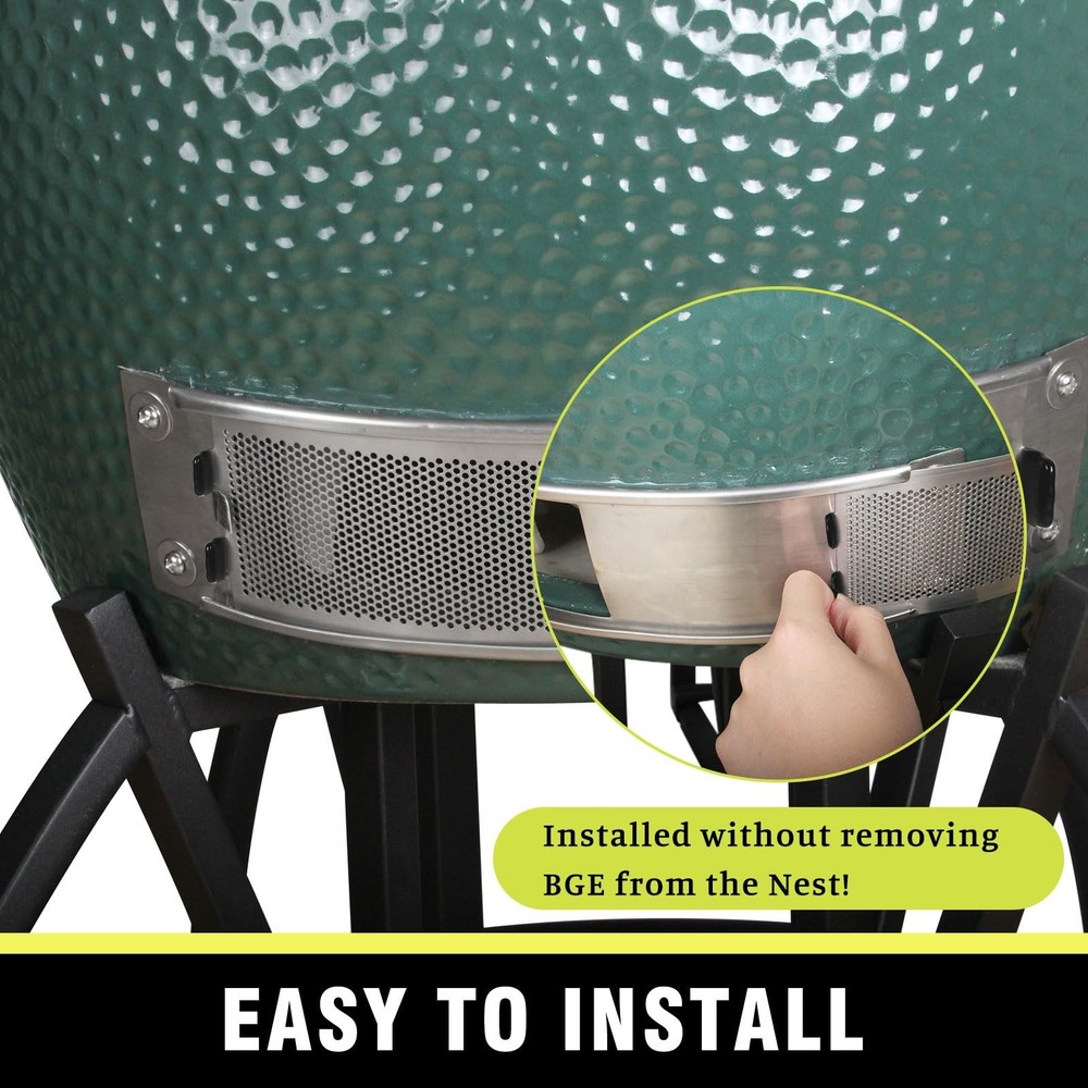 Punched Metal Mesh Screen for Extra-Large Green Egg, Bottom Vent Mesh Panel, ...