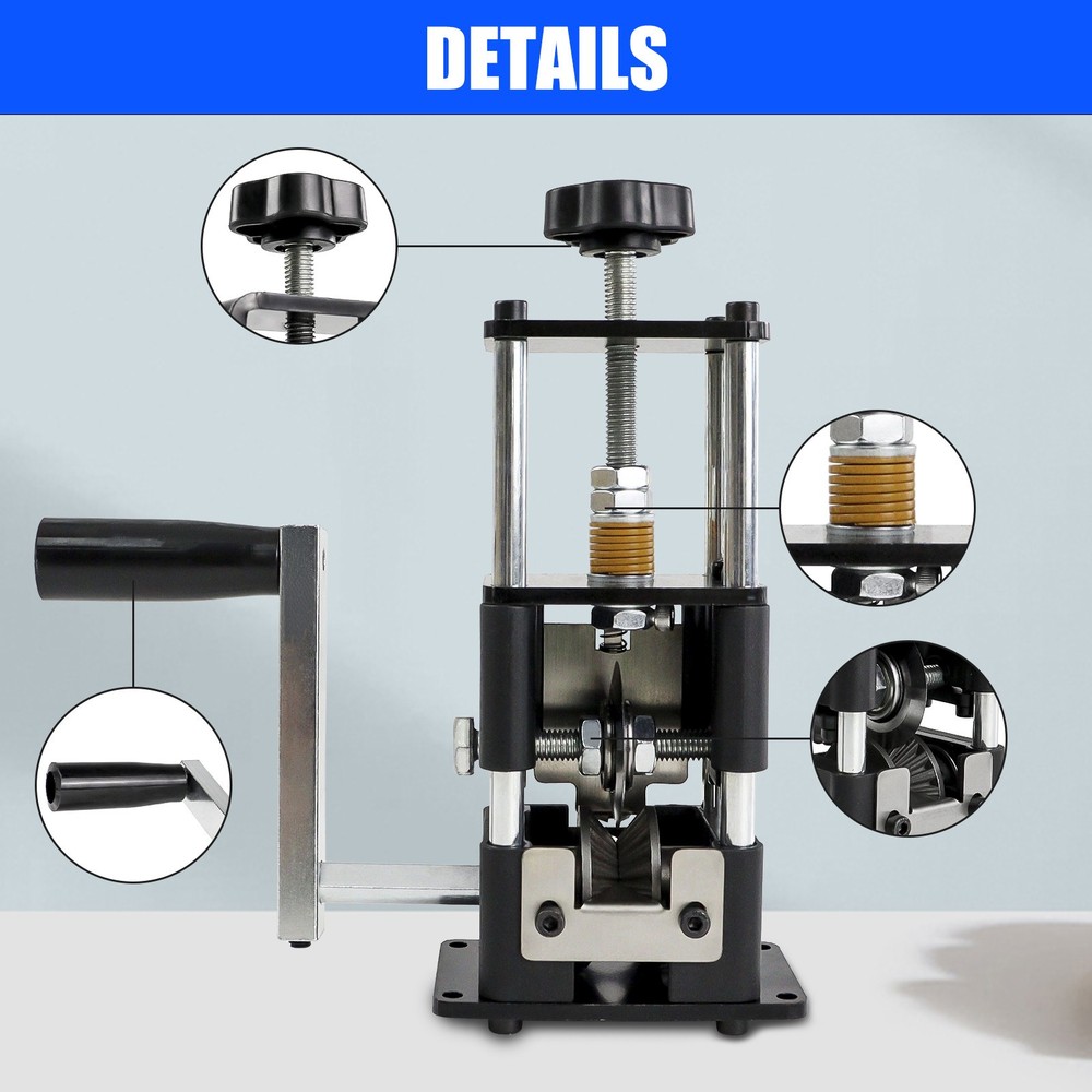 Manual Wire Stripping Machine Drill Powered Hand Crank Wire Stripper Tool 1-25MM