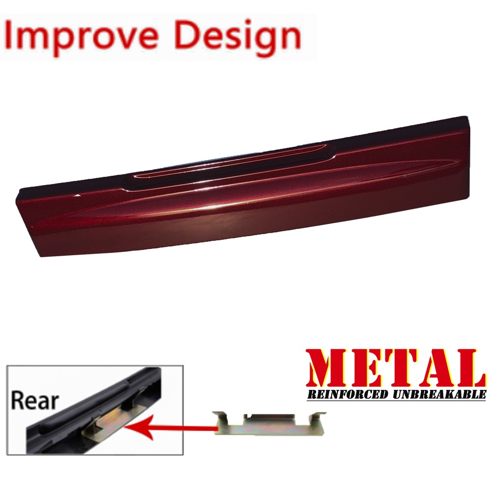 For 02-05 Ford Explorer G2 Redfire Metallic Tailgate License Plate Shield Handle