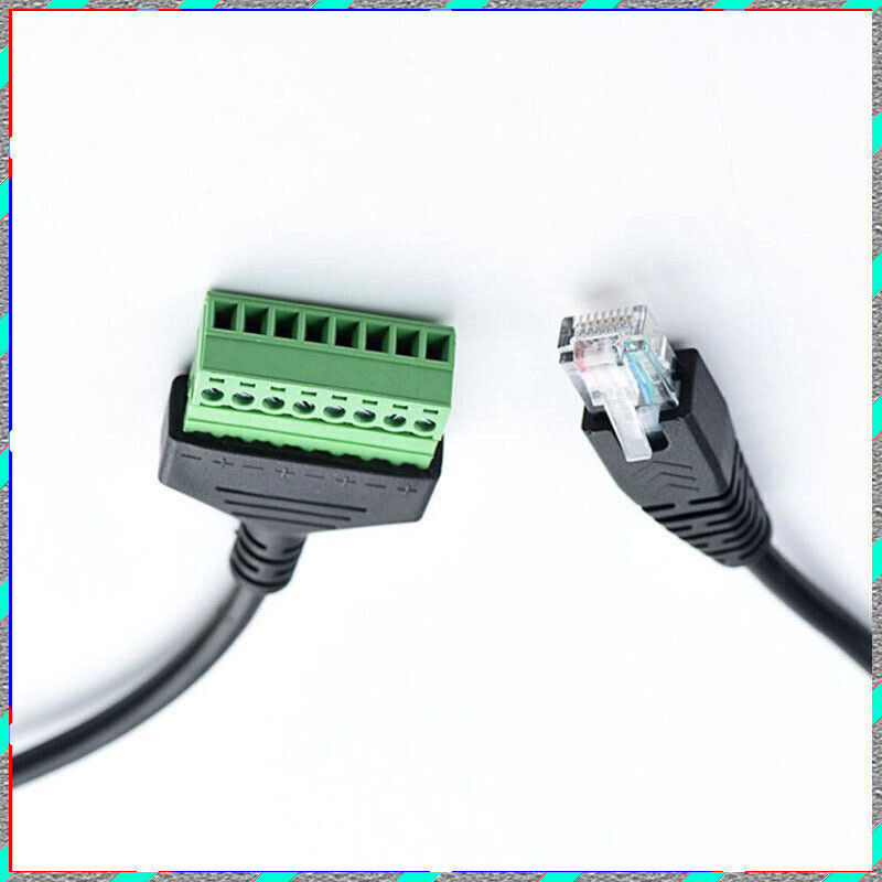 Solderless belt screws can be fixed terminal RJ45 network cable extension cable