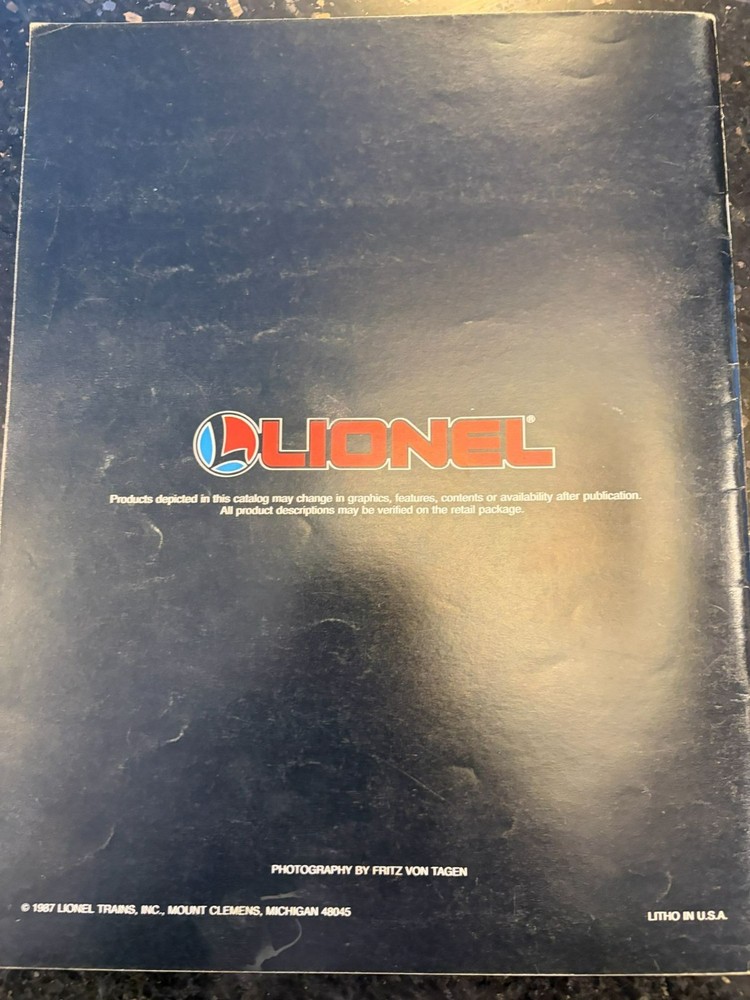 Lionel 1987 Model Trains & Accessories Catalog