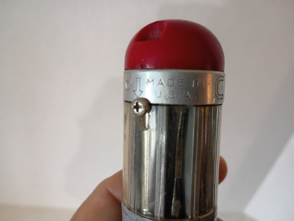 Vintage Craftsman Push Drill with 8 Bits EUC