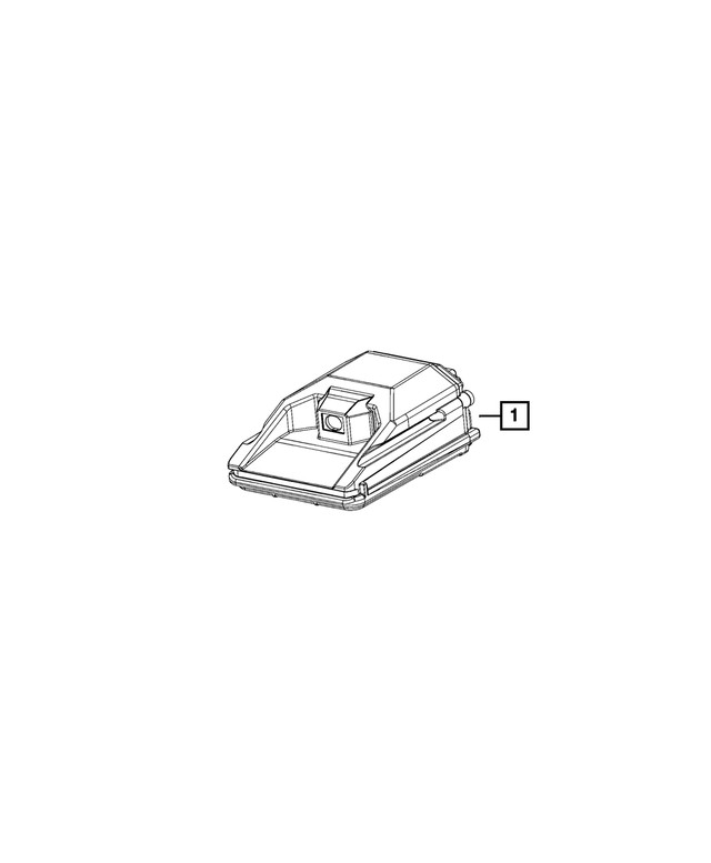 Genuine Mopar Forward Facing Camera 68231909af