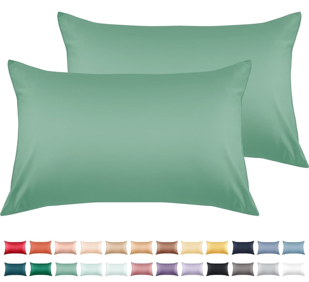 Size 2-piece set, 600 thread count pillowcase, size 20x26 inches,