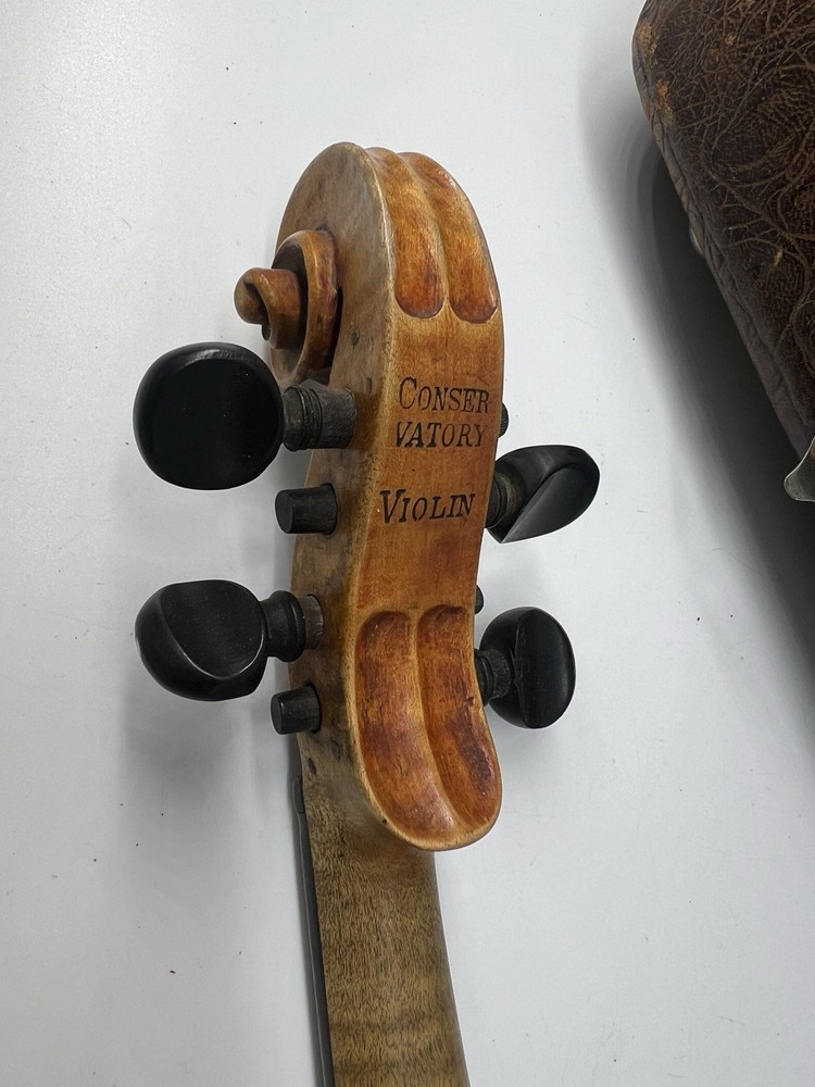 Antique “Conservatory Violin”- w/ bow