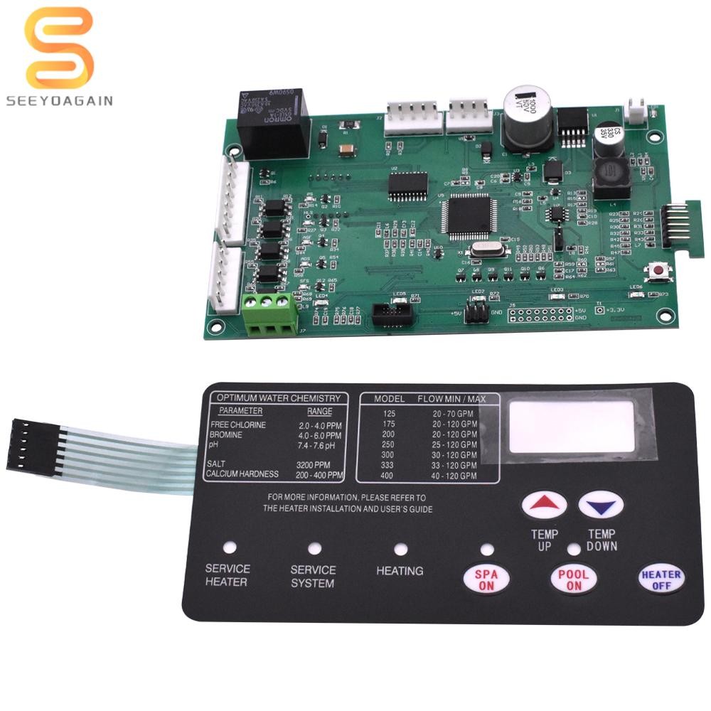 Fit Pentair MasterTemp NA/LP Control Board Kit w/ 472610Z Switch Pad 42002-0007S