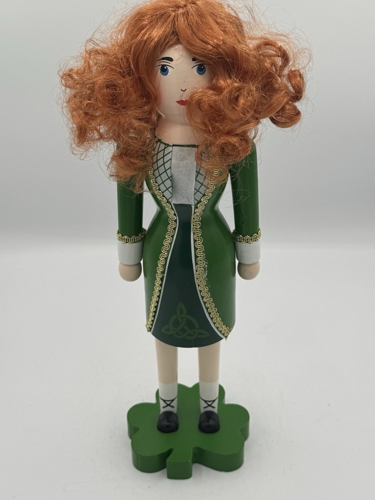 14” Tall Lady Irish Nutcracker