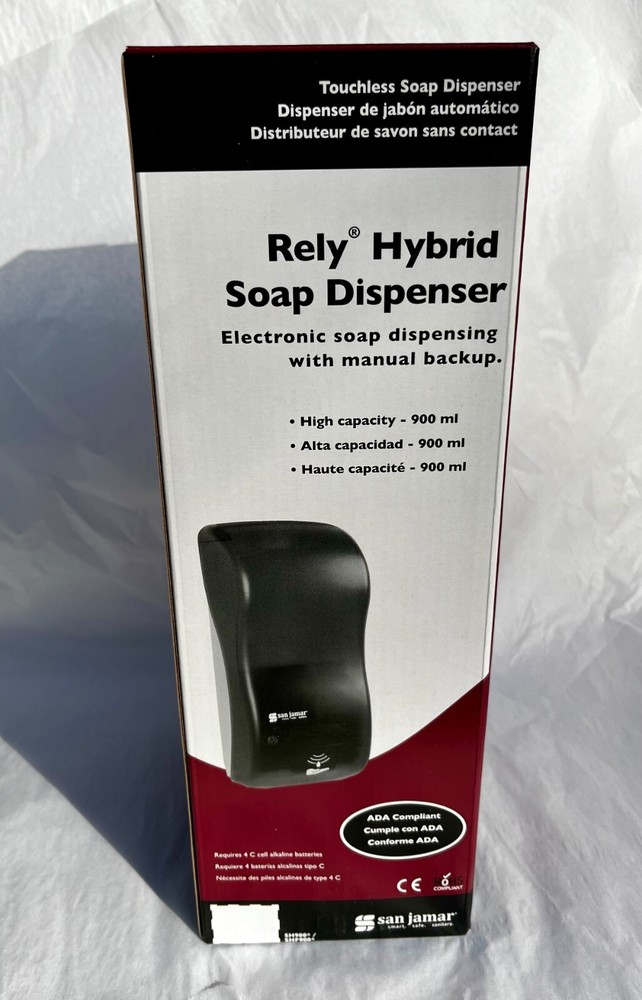 Rely Hybrid Touchless Soap & Sanitizer Dispenser