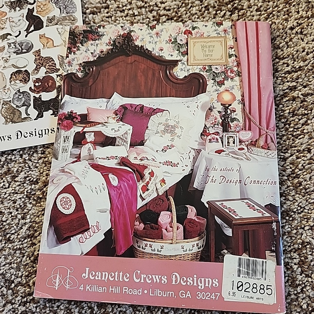 7 Jeanette Crew Designs Counted Cross Stitch Pattern Leaflets