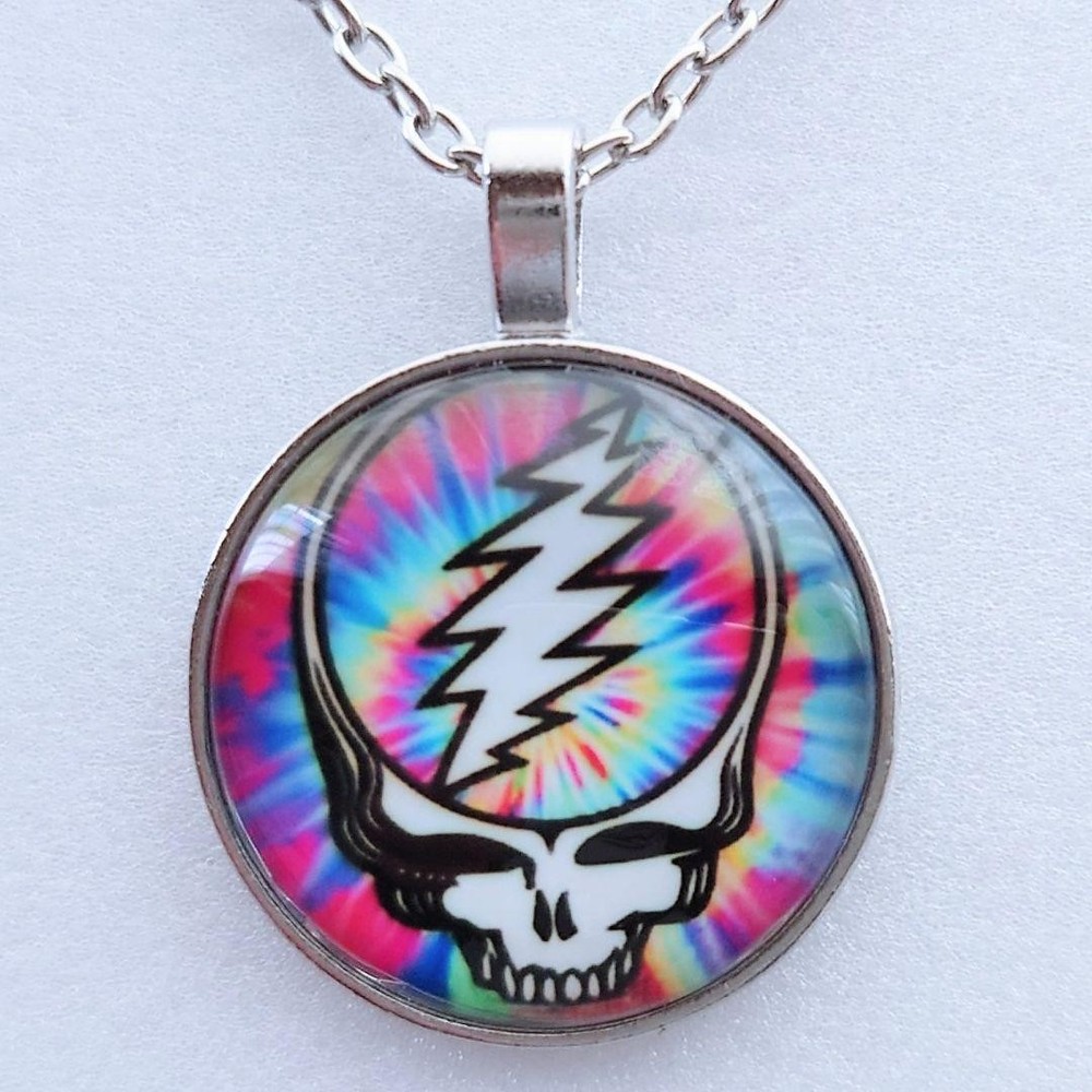 Grateful Dead Skull Necklace New