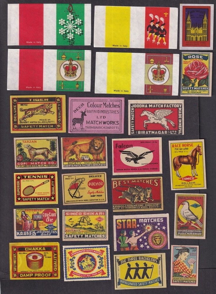 Matchbox labels collection (50)