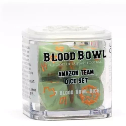 Blood Bowl Amazon Team Dice NEW